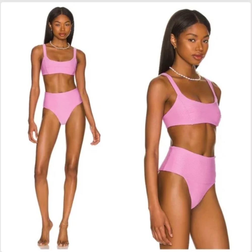 L*Space Jess Desi Bikini Set Rosebud Pink Size XS